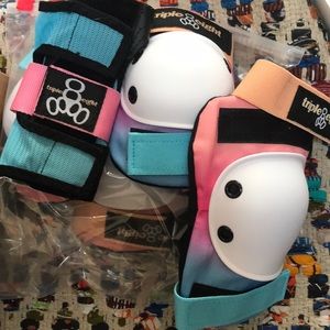 New triple eight skate pads